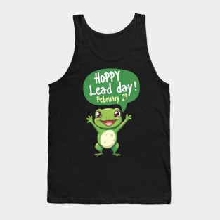 Funny Frog Lover Hoppy Leap Day February 29 Birthday Tank Top